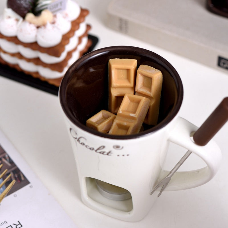 Ceramic Hot Chocolate Fondue Mug